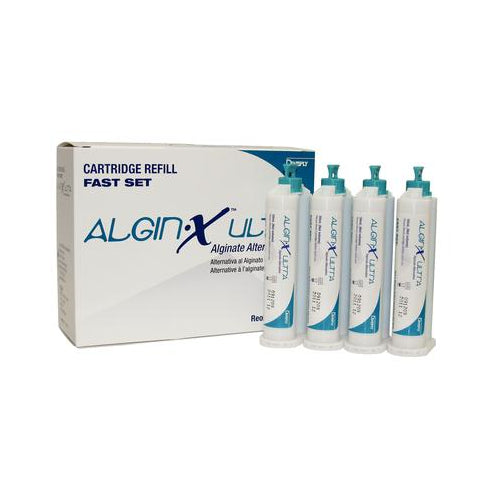 Dentsply 61E800 Algin-X Ultra Impression Material Fast Set Cartridges 4/Pk 50 mL