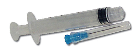 3D Dental EN122 Endo Irrigation Syringes w/Needle Closed End 30ga 3cc 100/Pk