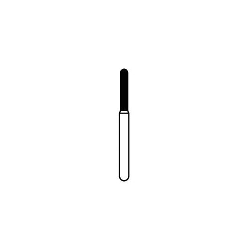 Premier Dental KS1012C Solo FG Friction Grip 1212.7 Coarse Grit KS Cylinder Diamond Burs 25/Bx