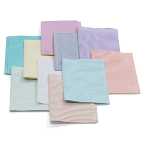 Quala WPADCPBL Premium Polyback 3-Ply Patient Bibs 13