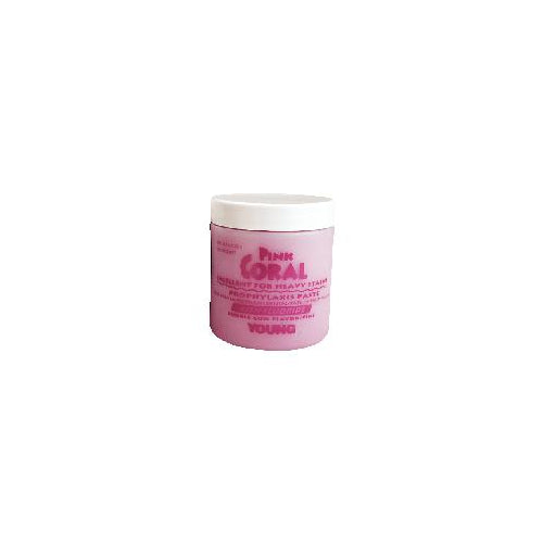 Young Dental 033309 Coral Pink Prophy Paste With Fluoride Fine Grit Bubble Gum 9 Oz