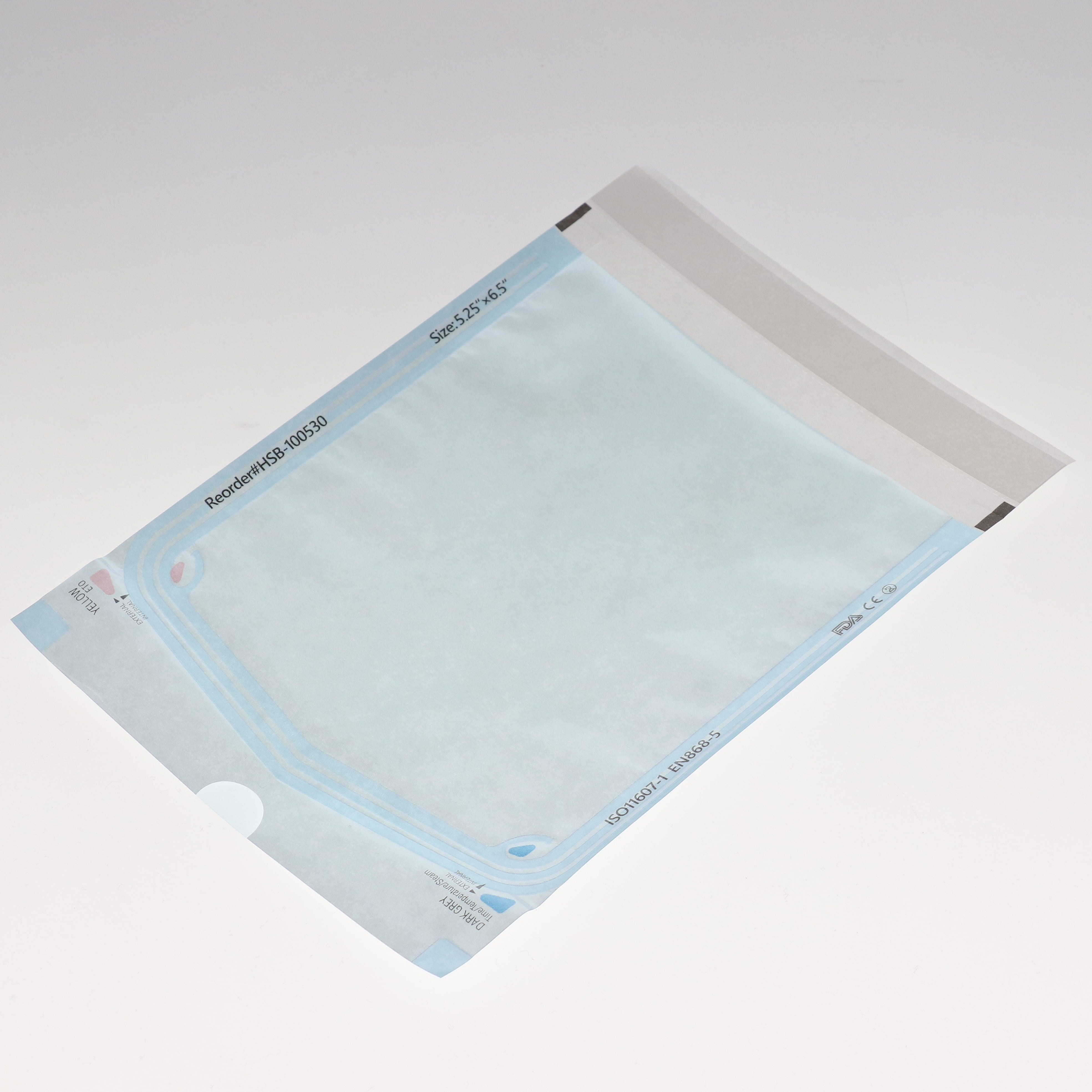 House Brand Dentistry 100530 Self-Sealing Sterilization Pouches 5.25