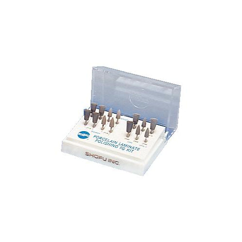 Shofu Dental 0318 Porcelain Laminate Polishing Kit FG Friction Grip 12/Pk Assorted