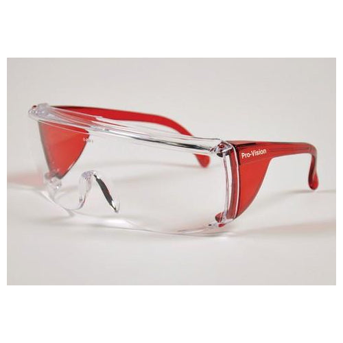 Palmero 3556R End-Fog Eyewear Red Frame Clear Lens Anti Fog Coating