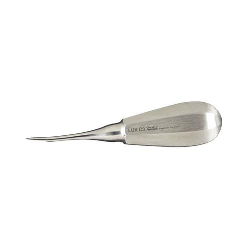 Miltex Integra DELLUXC3 Surgical Dental Elevator Luxating Curved Tip 3mm