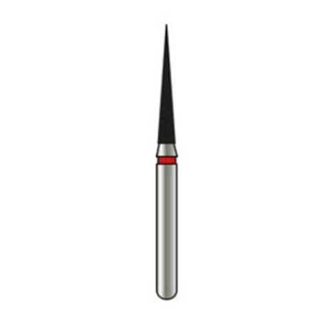 Coltene Whaledent X859F014 Alpen X1 859-014 FG Friction Grip Pointed Cone Fine Grit Diamond Burs 25/Bx