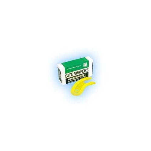 Coltene Whaledent H00839 Hygenic Bite Wafers Non-Laminated Lemon Yellow 50/Bx
