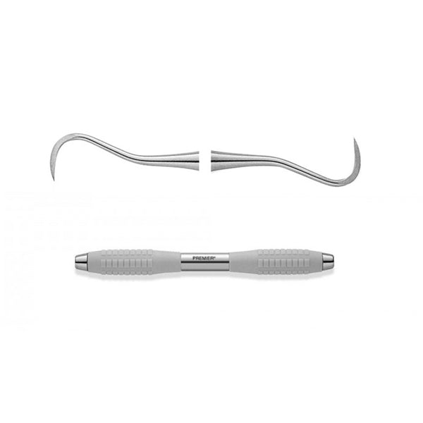 Premier Dental 1005040 Double End Sickle Scaler #H6-H7 With Big Easy Handle