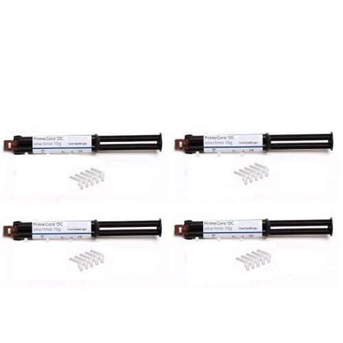 Prime Dental 003-080 Dual Cure Core Build-Up Material 4/Pk 10 Gm