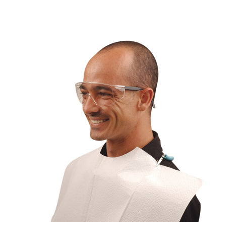 Crosstex WERUECBL Contour Neck Patient Bibs 18