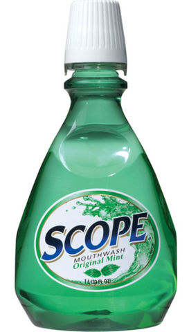 Proctor & Gamble 80279698 Scope Mouthwash Original Mint 1 Liter 6/Pk