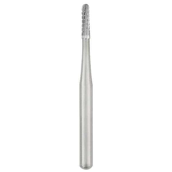 SS White 13517 FG Friction Grip 1557SS Short Shank Straight Round End Crosscut Carbide Burs 100/Pk