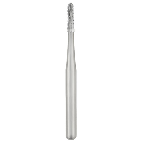 SS White 13517 FG Friction Grip 1557SS Short Shank Straight Round End Crosscut Carbide Burs 100/Pk