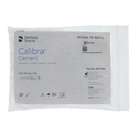 Dentsply 607086 Calibra Esthetic Resin Cement Automix Mixing Tips 50/Pk