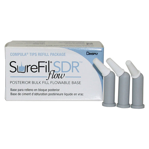 Dentsply Sirona 61C101P SureFil SDR Flow+ .25 Gm Compula Tips Universal 15/Pk