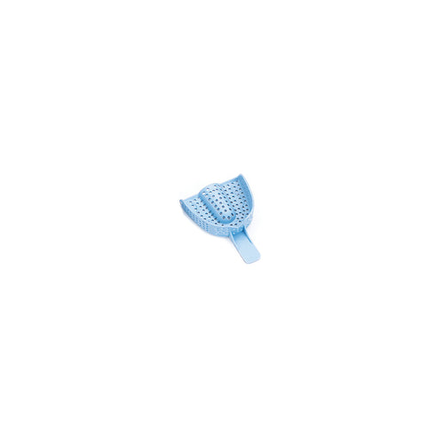 Plasdent IT2-LU Excellent II Impression Trays #1 Large Upper Arch Blue 12/Bg