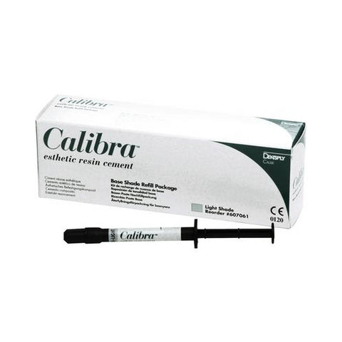 Dentsply 607065 Calibra Light Dual Cure Resin Cement Syringe Opaque 2 Gm EXP Jan 2023