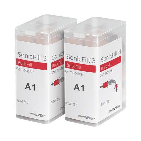 Kerr Dental 36711 SonicFill 3 SingleFill Bulk Fill Composite Unidose Tips A1 20/Pk