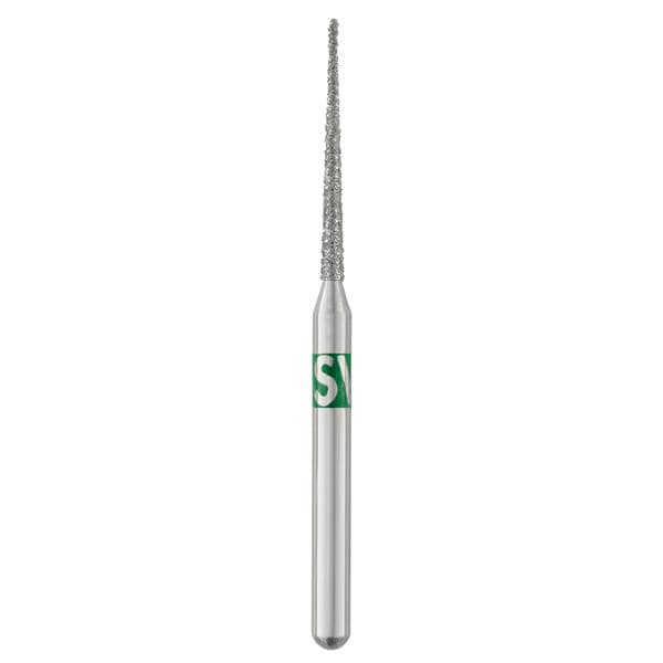 SS White 859-010C Piranha FG Friction Grip Needle Shaped Coarse Grit Diamond Burs 25/Pk