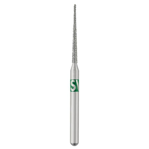 SS White 859-010C Piranha FG Friction Grip Needle Shaped Coarse Grit Diamond Burs 25/Pk