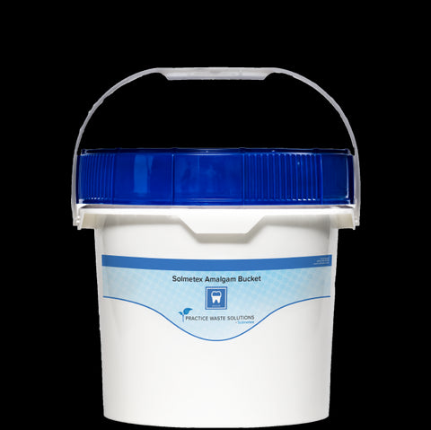 Solmetex PWS-AB-3.5 Dental Amalgam Waste Bucket 3.5 Gallon