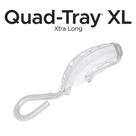 Clinicians Choice 41400 Quad-Tray XL Dental Impression Trays Xtra Long 40/Pk