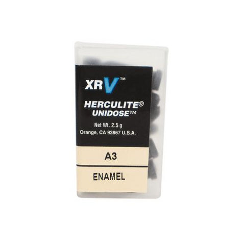 Kerr Dental 29837 Herculite XRV Unidose Compules Enamel A3 0.25 Gm 20/Pk