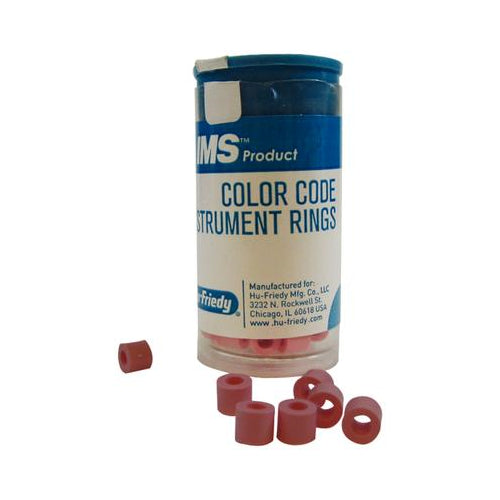 Hu-Friedy IMS-12810 Color Code Instrument Rings Regular 50/Pk Pink