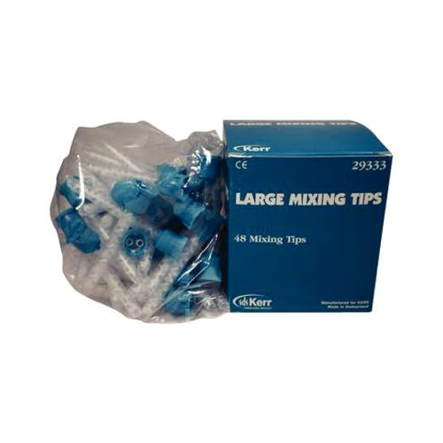 Kerr Dental 29333 Large Dispensing Mixing Tips Large Teal 48/Bx