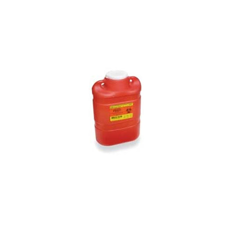 Becton-Dickinson 305490 BD Sharps Collector Large 8.2 Quart Red Funnel Entry