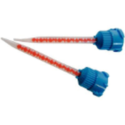 House Brand AC142 Mixing Tips T-Style Temp Crown & Bridge Material Blue & Orange 50/Pk