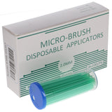 House Brand Dentistry 101317 Micro-Brush Disposable Applicators Regular Green 4 x 100/Pk