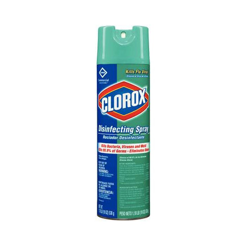 Clorox 38504 Disinfectant Spray Bleach Free Deodorizer 19 Oz Can