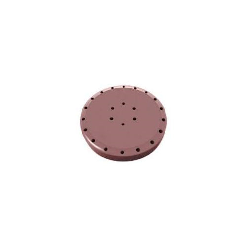 Plasdent 400BLS-10N Magnetic Dental Bur Block 28-Hole Large Round Neon Purple