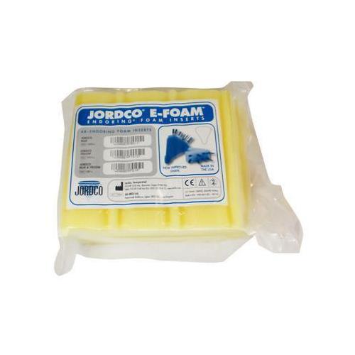 Jordco ERFB Endoring II e-Foam Blue Foam Dental Inserts Autoclavable 48/Pk