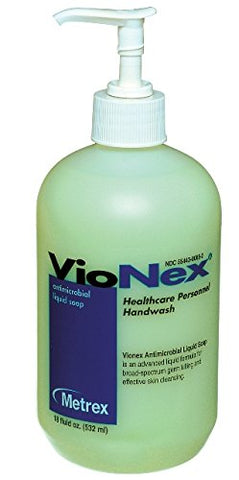 Metrex 10-1518 Vionex Antimicrobial Soap Pump Bottle 18 Oz Bottle