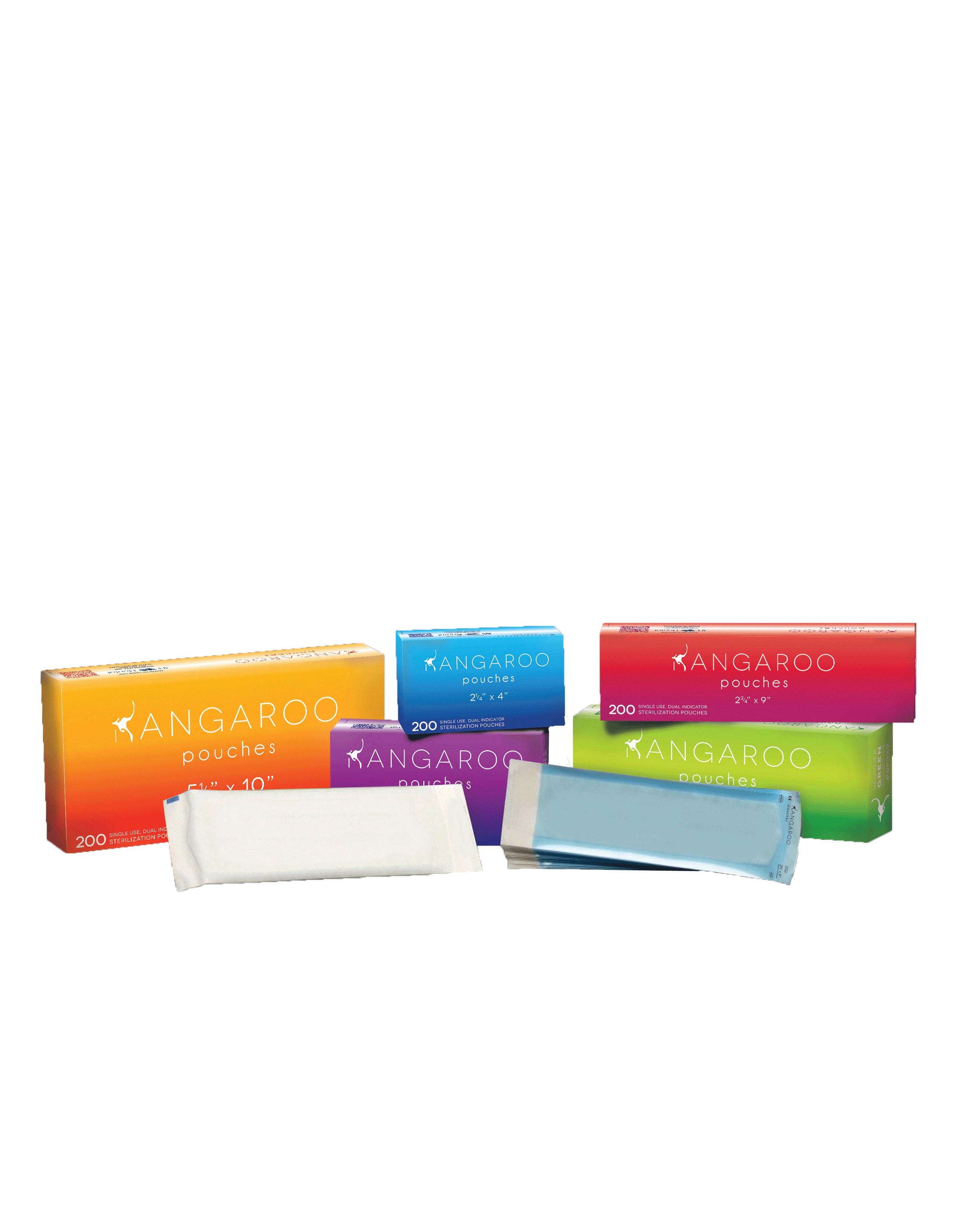 House Brand IC935 Kangaroo Self-Seal Sterilization Pouches 7.5