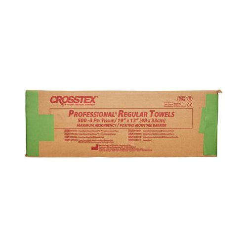 Crosstex WTXGR Dental Patient Bibs 3-Ply Paper 13