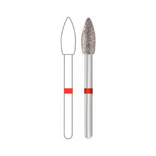 Dentsply Sirona 471438 Midwest FG Friction Grip KS4-024SC Football Fine Grit Diamond Burs 5/Pk