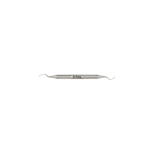 Hu-Friedy SBH1/26 Double End #1/2 Barnhart Dental Curette #6 Satin Steel Handle