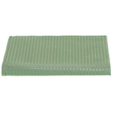 House Brand Dentistry 109215 Dental Patient Bibs 2+1 Ply 13" X 18" Green 500/Bx