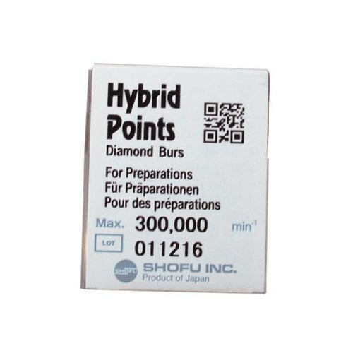 Shofu Dental 0917-1 FG Friction Grip Hybrid Points #557 Regular Grit Diamond Burs 1/Pk