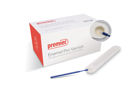 Premier Dental 9007540 Enamel Pro Clear Fluoride Varnish Strawberry Cream 35/Pk 0.4 mL