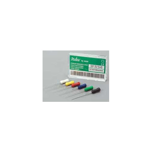Miltex Integra DKF25/20 Dental K-Files 25mm #20 Stainless Steel 6/Pk