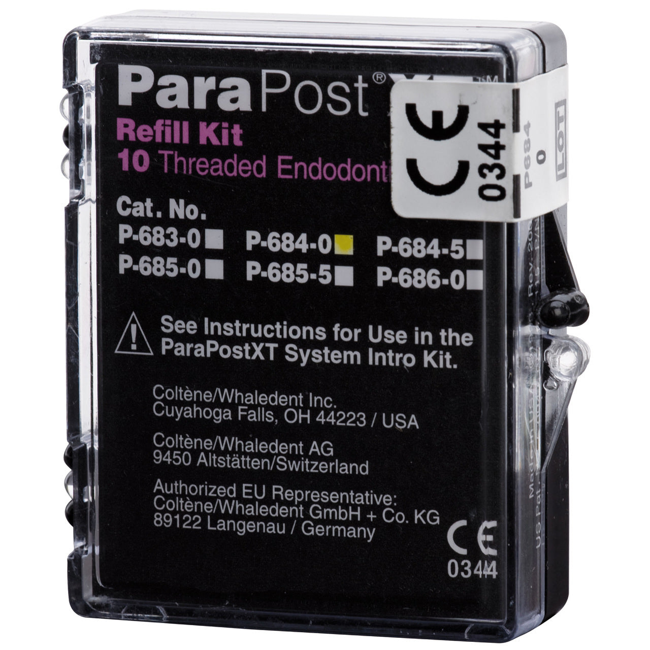 Coltene Whaledent P684-0 ParaPost XT Titanium Alloy Posts 0.40