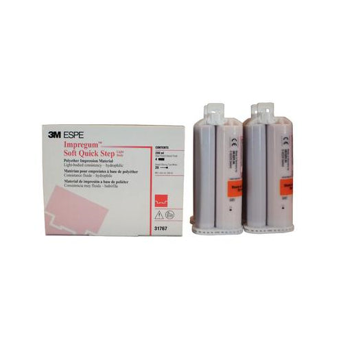 3M ESPE 31767 Impregum Garant Soft Polyether Quickstep Light Body Refill 4/Bx EXP Jul 2025