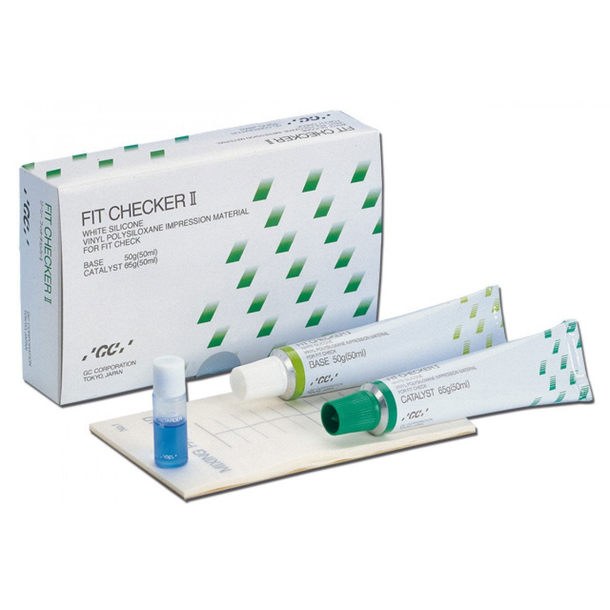 GC 000441 Fit Checker C-Silicone Impression Dental Material White Standard Package