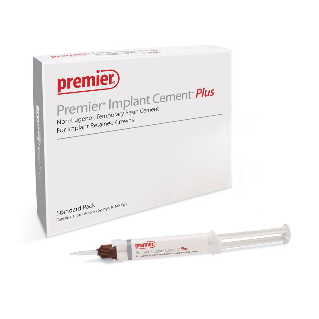 Premier Dental 3001550 Implant Cement Plus Standard Pack Pink 5 mL