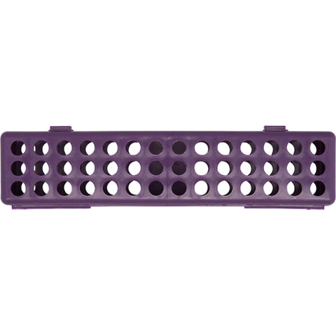 Zirc Dental 50Z900E Steri-Container Hinged Lid Plum 8 1/8" X 1 7/8" X 1 7/8"