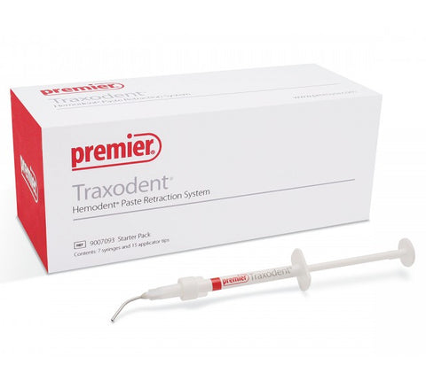 Premier Dental 9007093 Traxodent Paste Retraction System Starter Pack 7/Pk 0.7 Gm